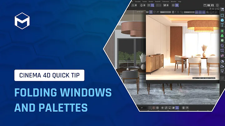 #C4DQuickTip 211: Folding Windows and Palettes in Cinema 4D