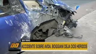Accidente De Tránsito Deja Dos Heridos En Asunción