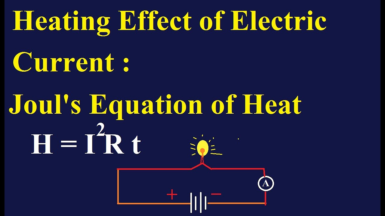 Class 10 Heating effect of the electric current YouTube
