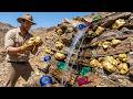 He Struck GOLD! Hidden Treasure of Gold &amp; Giant Gemstones Found in Desert!