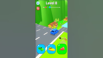 SHAPE SHIFTING 🚗🚙🚕 All Levels Walkthrough, Android and iOS LV8 #shorts