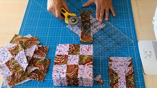 Is This the Most Unusual Quilt Block Ever Made? Creative Patchwork idea.
