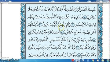 سورة القلم 44 ـ 47