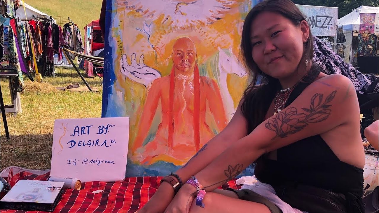 Live Painting at Yonderville Music Festival + art inspiration/symbolism