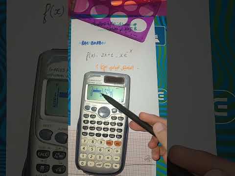 كيفية رسم منحنى الدالة باستعمال الالة الحاسبة استعمالات الكازيو  رياضيات