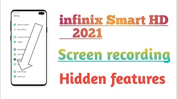 infinix Smart HD 2021 , Screen recording setting How to recording screen recording tip