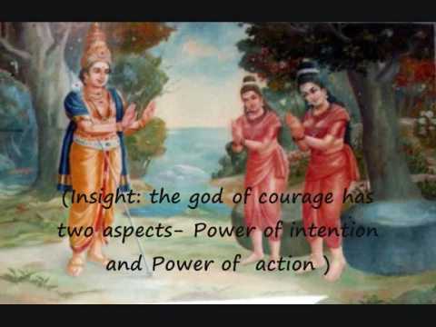 Hymn with English subtitles   Sree Subramanya Astakam    Invoking courage Lord Murugan