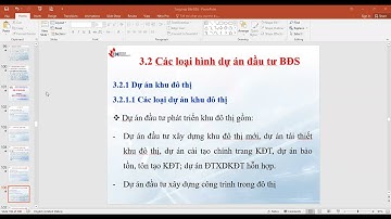 💥 Các loại hình đầu tư dự án bất động sản 🔥 Học online Hovy IUH Trường Đại học Công nghiệp TP.HCM