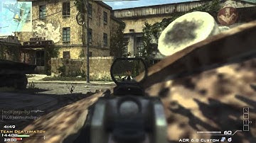 MW3 TDM Fallen 37/3 No Commentary (ORG_XIII)