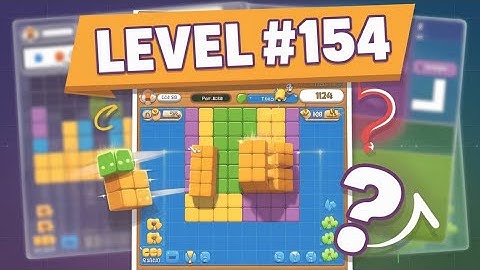 Block Puzzle Gameplay | Level # 154 | Jewel Block Puzzle 3D | Jewel 3D Game | Wood Block Puzzle Game