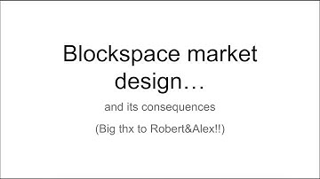Blockspace market design.. and its consequences - Hasu (Flashbots)