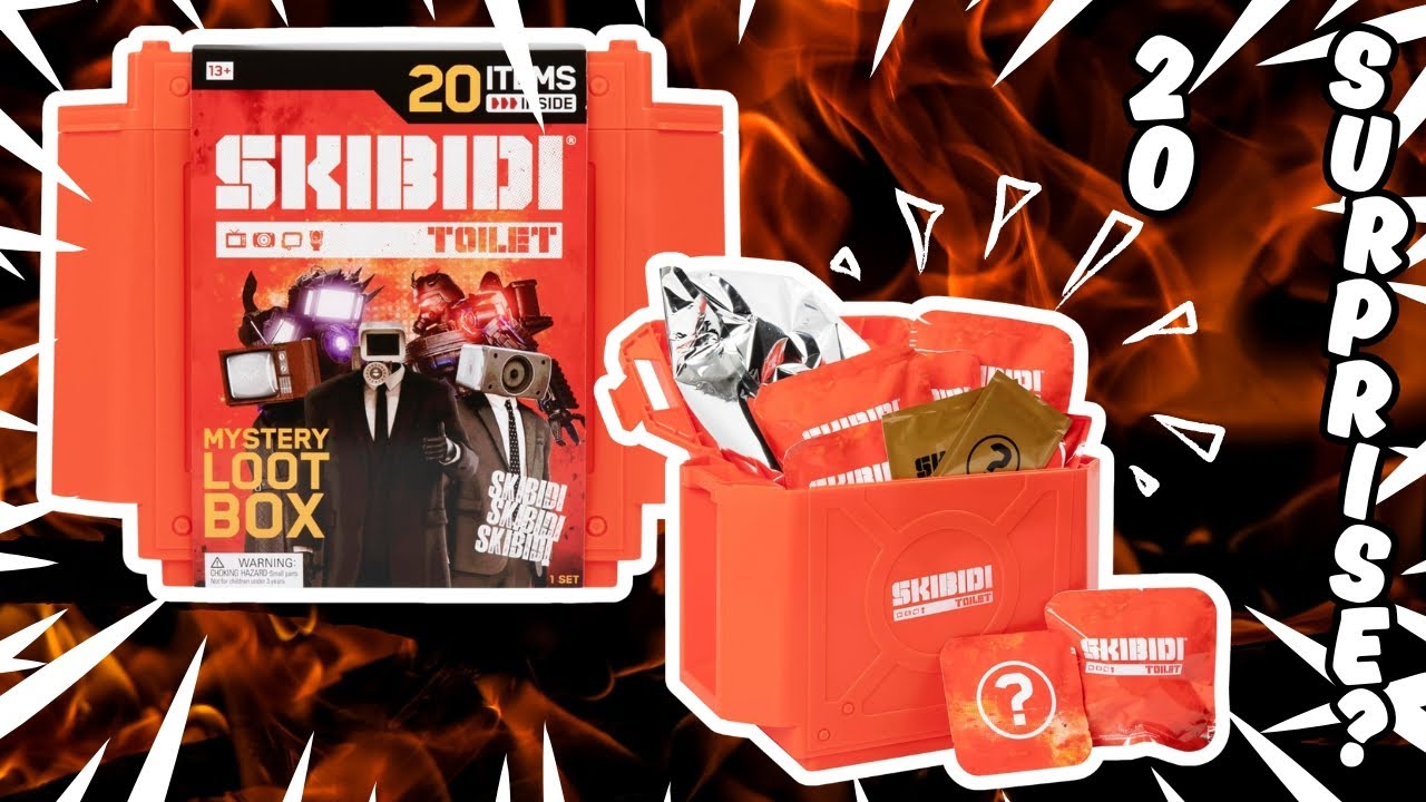 🚽🤯💥Skibidi Toilet GIANT Mystery Box – 20 Surprises Inside! 😱 Epic Unboxing