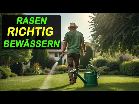 Video: Tipps zur Rasenpflege – Erfahren Sie, wann und wie Sie einen Rasen bewässern