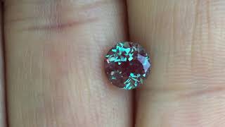 Grade GEM CHATHAM CREATED ALEXANDRITE Round Cut Gemstone at AfricaGems