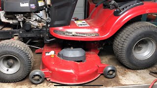 How to level a Riding mower deck