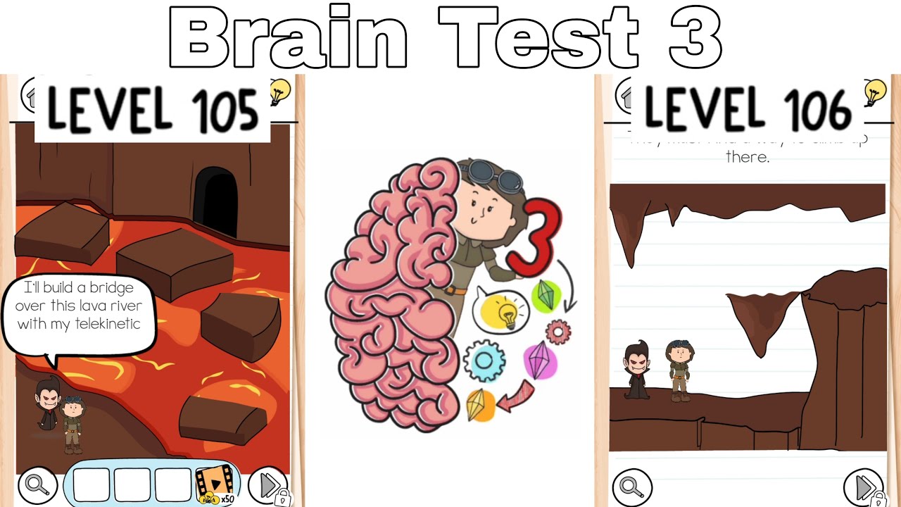 Уровень 54 в brain test. Уровень 105 BRAINTEST. Brain Test уровень 106. Brain Test 3 tricky Quests. Игра Brain Test уровень 105.