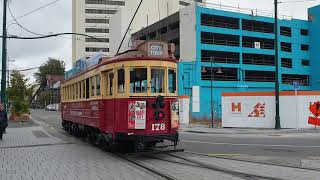 Christchurch tram at Cathedral Square