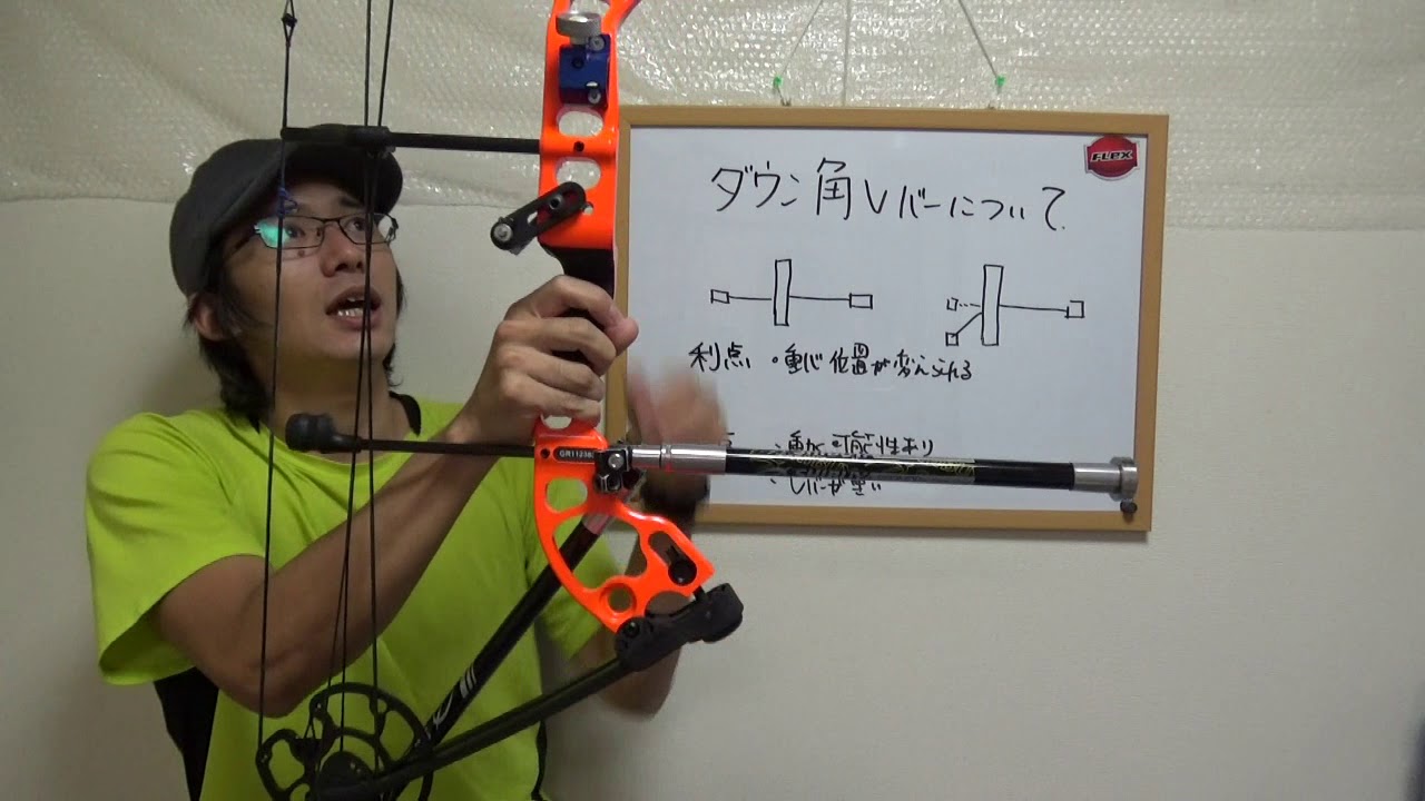 アーチェリー ダウン角Vバーについて 特徴や長所など - YouTube