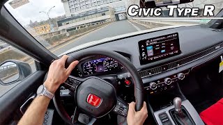 Living with The 2023 Honda Civic Type R  Morning Commute (POV Binaural Audio)