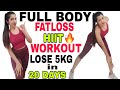 Full body fatlosshiit workout lose 5kg in 20days  home workout to burn calories