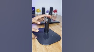 How to remove and install pc monitor stand | assamble and disassamble of computer monitor PC stand