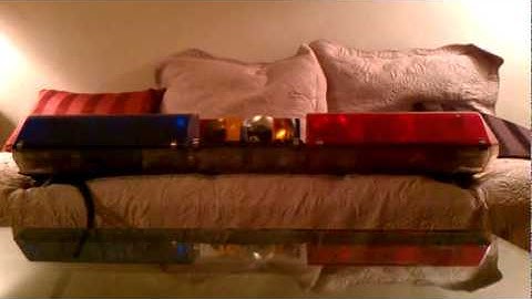 Code 3 MX7000 Lightbar before restoration