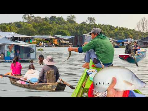 Nghề Câu Cá Nàng Trên Hồ Trị An Đồng Nai║Vui Mừng Những Phần Quà Về Đến Làng Việt Kiều