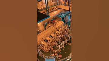 Ship Engine Room, Main Engine, ECR- Engine room Tour #sailing #ship #engine