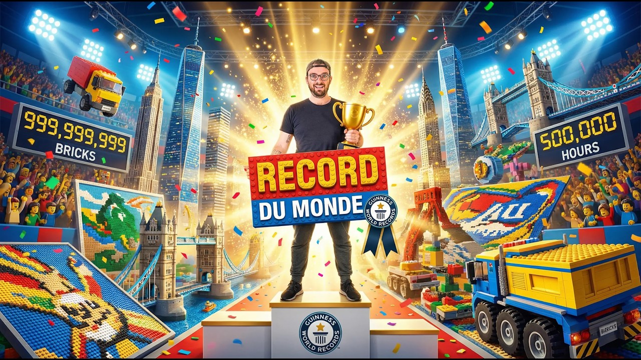 LES GUINESS RECORDS LEGO, la plus grande tour, la plus grande collec, et des records improbables