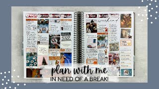 PLAN WITH ME | teacher tired and in need of a BREAK 😴 | #makselifeplanner | 13-19