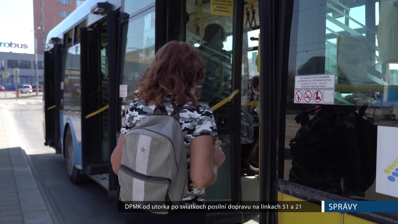 DPMK od utorka po sviatkoch posilní dopravu na linkách 51 a 21