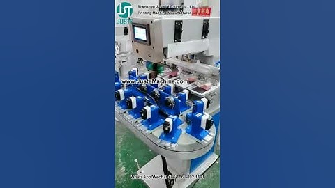 4 color pad printer printing machine for plastic shell