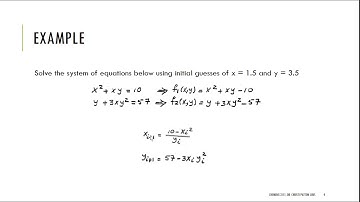 Nonlinear Systems by GaussSeidel