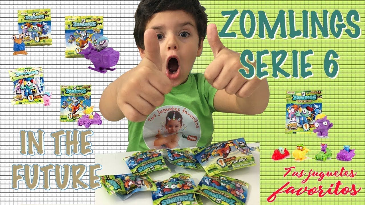 MAS ZOMLINGS SERIE 6 IN THE FUTURE MAS SOBRES|TUS JUGUETES FAVORITOS