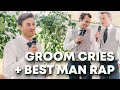 Emotional groom and best man rap  wedding speeches