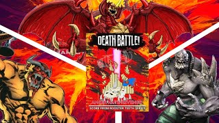 Death Battle-Anger Hate Revenge (Mangog VS Doomsday VS Destoroyah) [Marvel vs DC vs Godzilla] [AI]