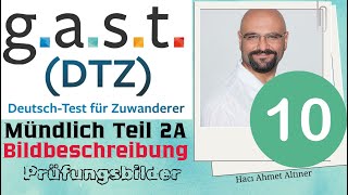 10- Deutsch-Test Für Zuwanderer Dtz A2-B1 Mündlich Teil 2 - Prüfungsbilder Prüfungsthemen