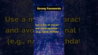 AWARENESS on CYBERSECURITY - Strong Password #shorts