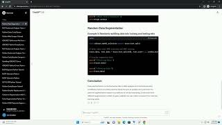 data segmentation in python