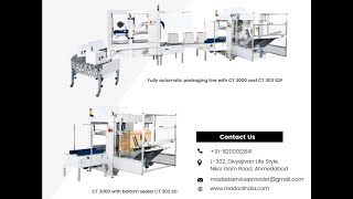 Automatic Case Erector Bottom Sealer Top Sealer Wat.