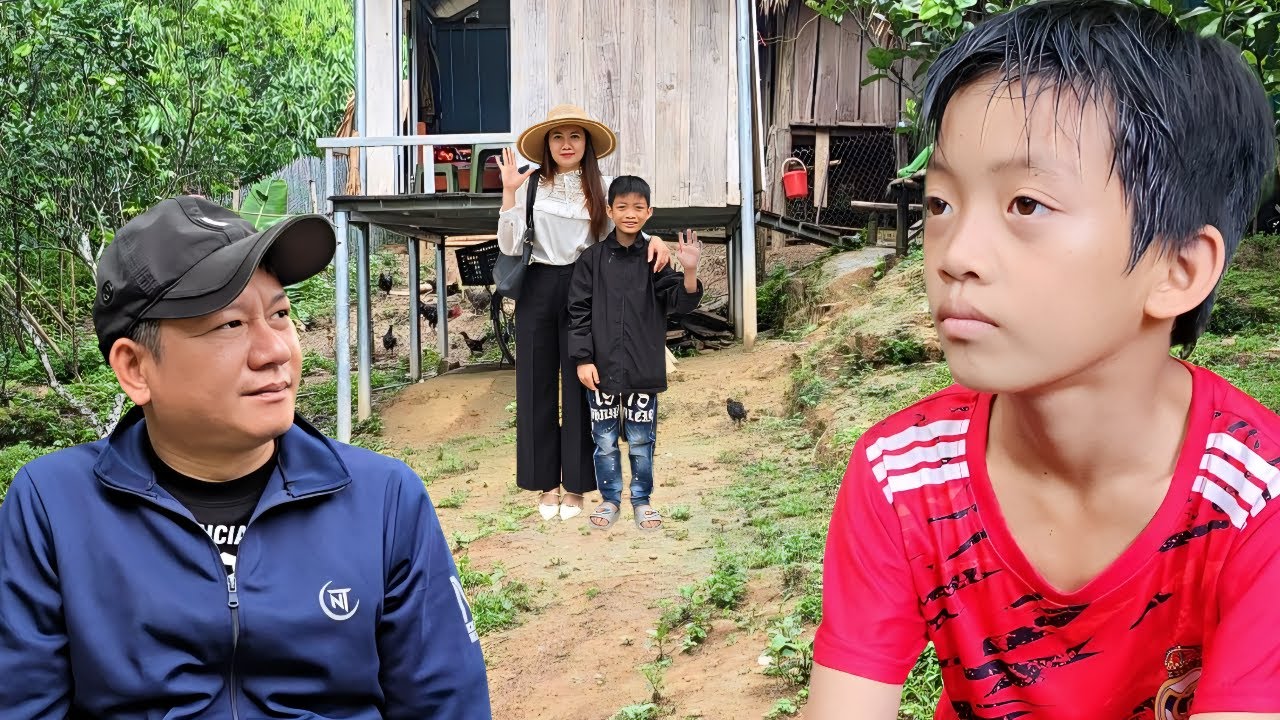 Let's look back at Bac's final moments in the garden until his mother appeared and took him away.