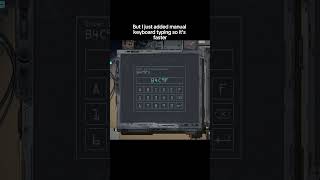 added keyboard typing so its easier for you guys #cyberpunk #indiegames #gamedev #simulationgame