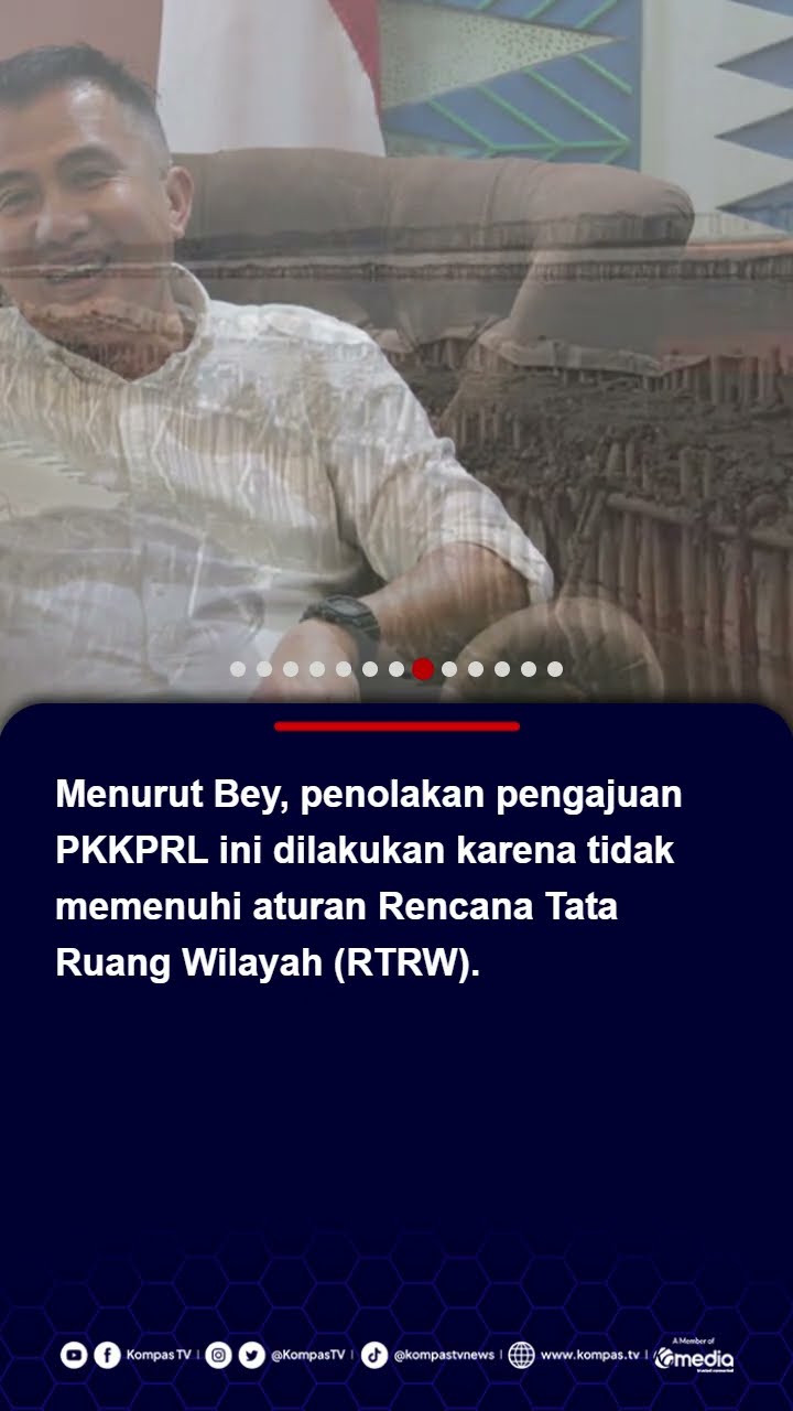 Soal Pagar Laut di Bekasi, Bey Machmudin Akui Pemprov Jabar Terima Uang Sewa #pagarlaut