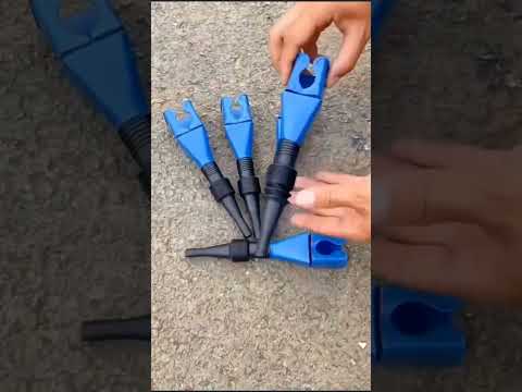 Набір автомобільних лійок із гофрованими трубками для палива DipesFil, 2 штуки, видео 1