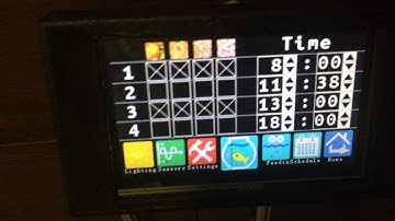 Arduino Controlled Aquarium Auto Feeder Scheduling Demonstration