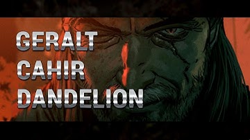 Geralt, Cahir and Dandelion In Thronebreaker The Witcher Tales
