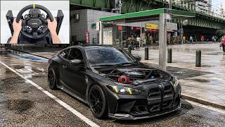 BMW M4 CSL | Forza Horizon 6 | Steering Wheel Gameplay screenshot 5