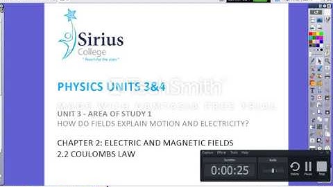 2.2 COULOMBS LAW VCE PHYSICS UNIT 3-4