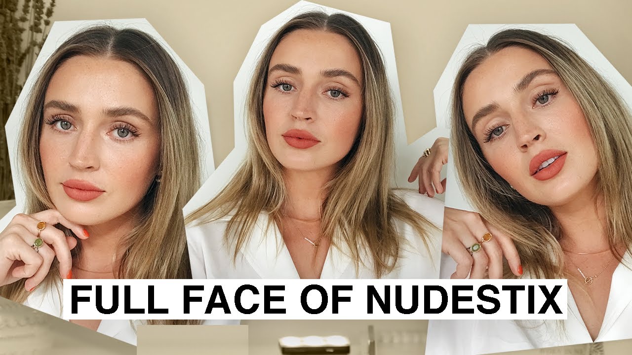 Full Face Using ONLY NUDESTIX MAKEUP 💋 - YouTube