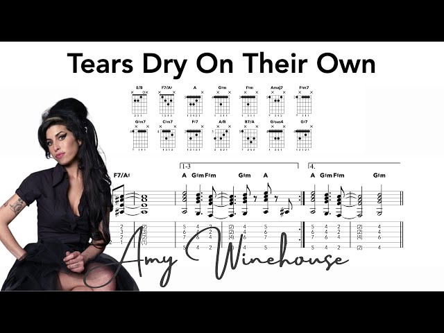 Tears Dry On Guitar Chords - Amy Winehouse - YouTube